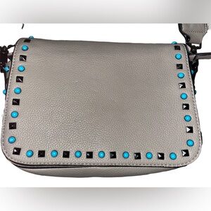 Urban Expressions Crossbody Bag Faith Vegan Leather Purse gray